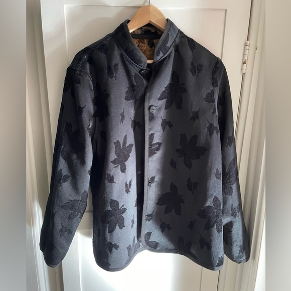 Vintage Koret reversible tapestry jacket with grape leaves - Size 18 - Picture 4 of 13